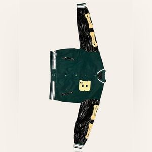 Green Varsity  Jacket